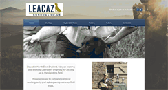 Desktop Screenshot of leacazgundogs.co.uk
